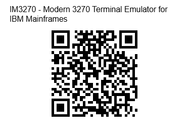 Scan to purchase IM3270 license via PayPal